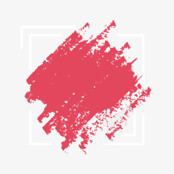红色磨砂纹理艺术边框元素矢量图素材