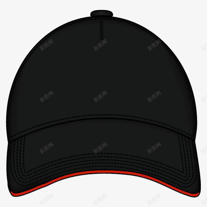 黑色棒球帽png免抠素材_88icon https://88icon.com 产品实物 帽子 帽子免扣图 帽子免扣实物图 棒球帽 衣帽PNG图