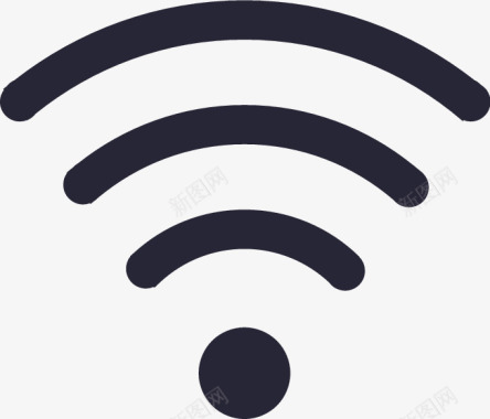 面型图标1WiFi矢量图图标