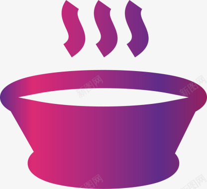 碗装热水标图标图标