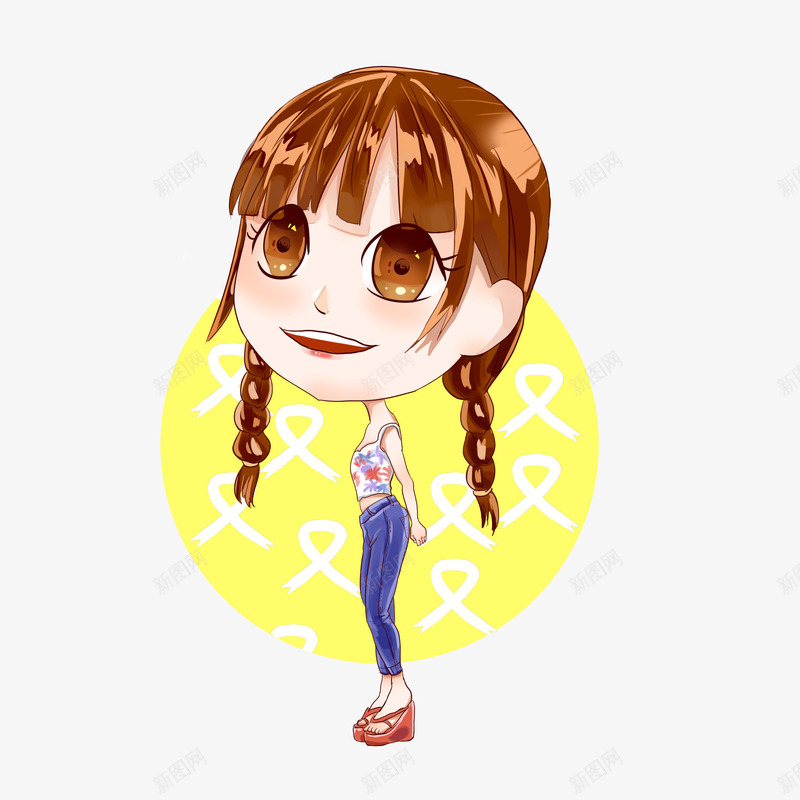 萌趣艺术少女元素png免抠素材_88icon https://88icon.com 元素 免扣 唯美 少女 素材 艺术