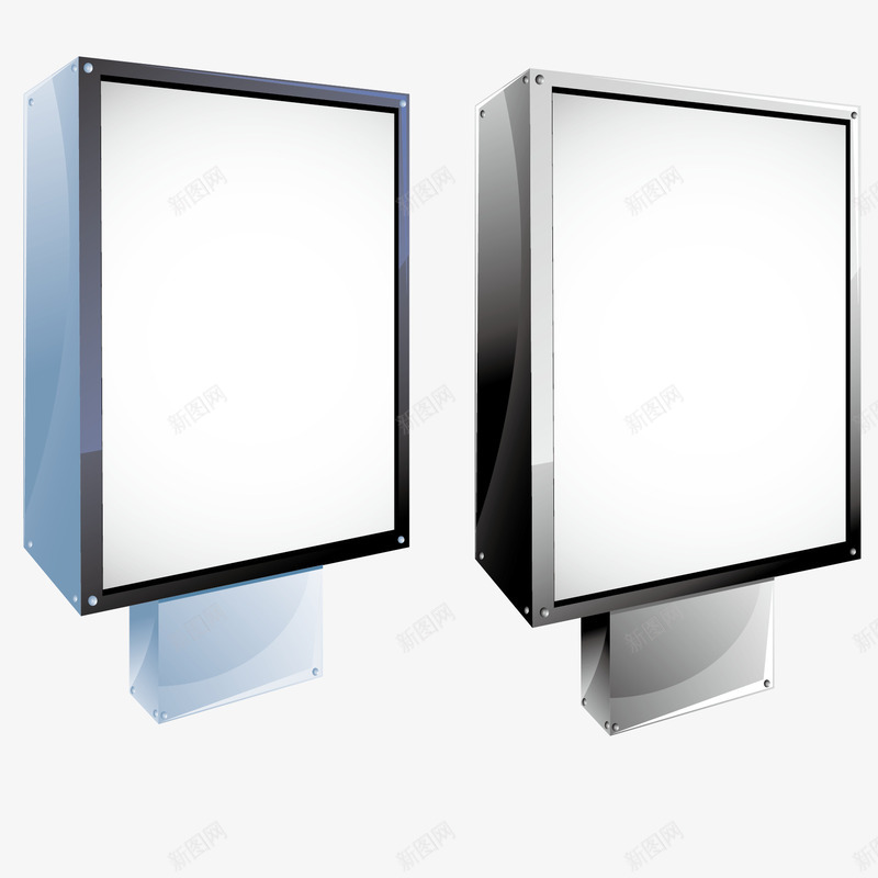写实广告灯箱png免抠素材_88icon https://88icon.com 写实 模板 灯箱