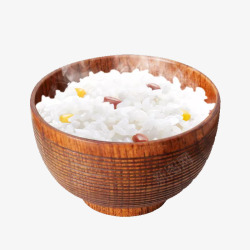 木碗里的米饭素材