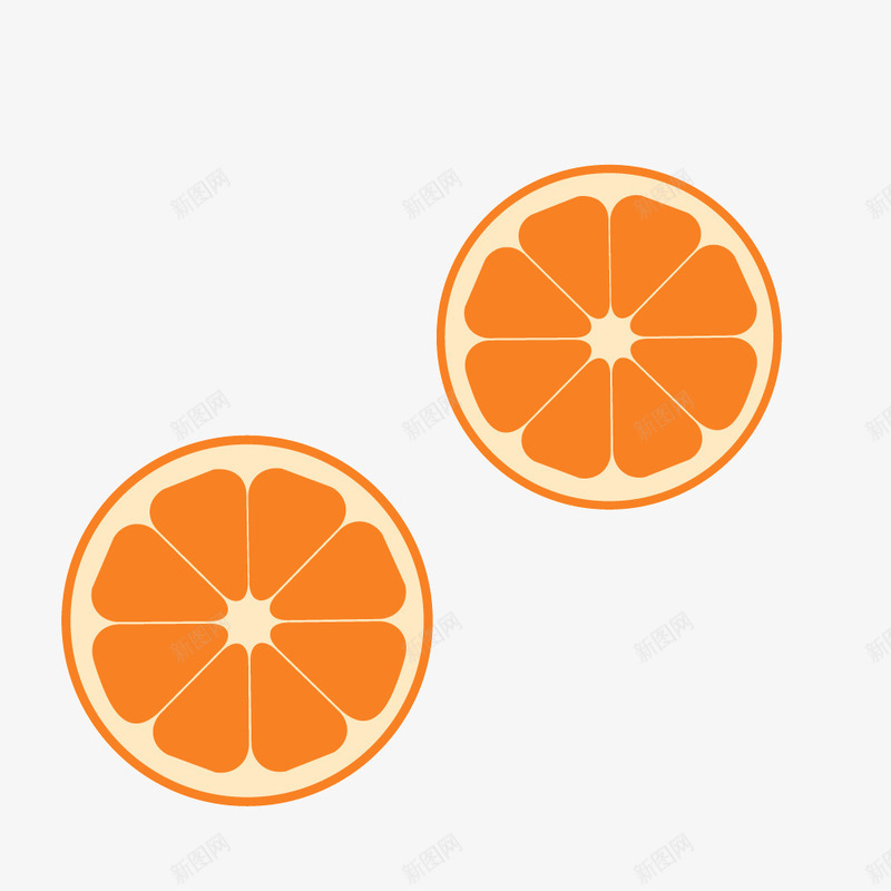 橘黄色卡通圆形橙子矢量图ai免抠素材_88icon https://88icon.com 卡通 圆形 橘黄色 橙子 矢量图