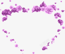 紫色浪漫唯美玫瑰花朵素材