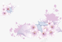 浪漫百合紫色百合花苞矢量图高清图片