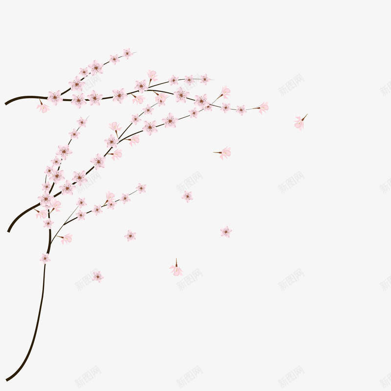 清新粉色腊梅花枝矢量图ai免抠素材_88icon https://88icon.com 一剪梅 一枝梅花 卡通 梅 梅花 植物 清新 矢量图 粉色 腊梅 花朵 花枝 蜡梅