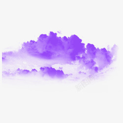 膨胀的紫色烟雾背景七夕情人节素材