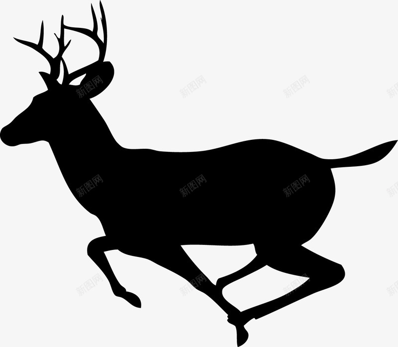 奔跑的小鹿png免抠素材_88icon https://88icon.com PNG图形 PNG装饰 动物 小鹿 手绘 装饰