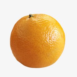 一个橙黄色的成熟的手剥橙皇帝柑素材