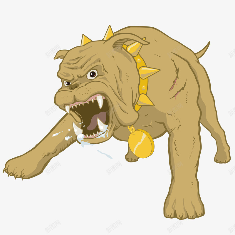 凶猛的藏獒png免抠素材_88icon https://88icon.com 战斗犬 犬类 藏獒 龇牙咧嘴的