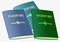 标准规格护照模板高清图片