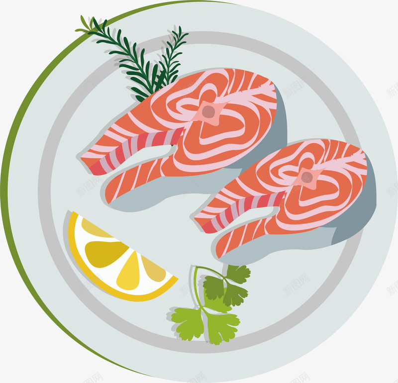 新鲜美味的三文鱼png免抠素材_88icon https://88icon.com 刺身三文鱼 新鲜的三文鱼 日式美食 日本料理 矢量png