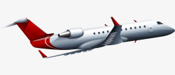 卡通简约飞机小型装饰广告素材