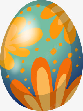 节日庆祝美国复活节彩蛋图标图标