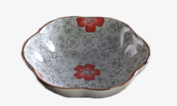日式家用红富贵日式盘子高清图片