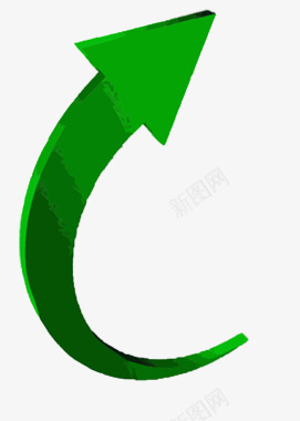 分割画绿色箭头图标图标