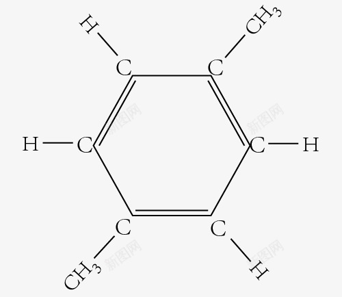 邻二甲苯的分子结构式png免抠素材_88icon https://88icon.com 不规则图形 化学教学 甲苯结构简式 示意图 邻二甲苯的分子结构式 高分子