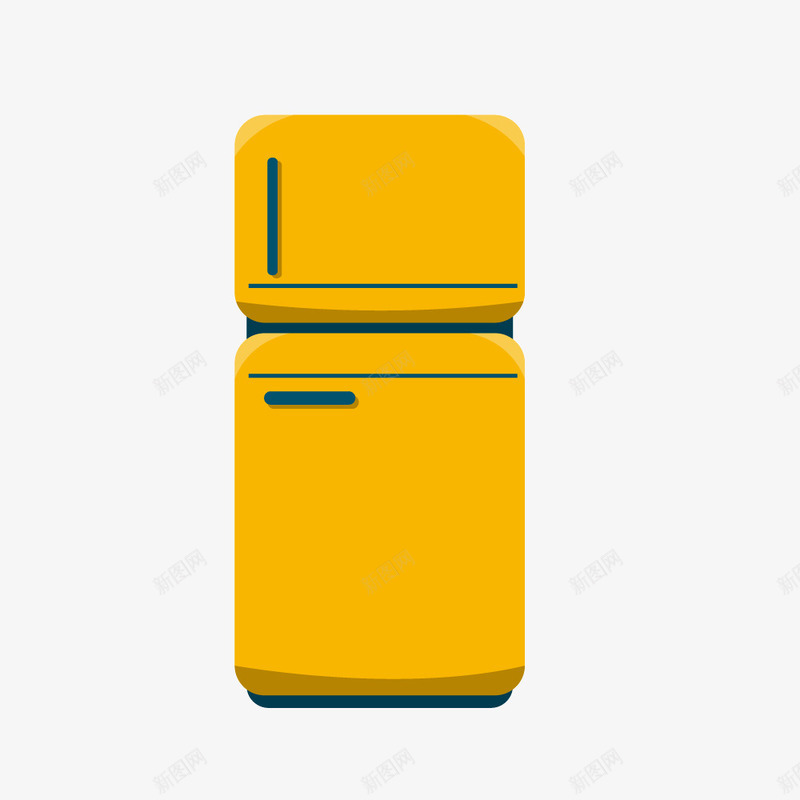 黄色电冰箱电器卡通png免抠素材_88icon https://88icon.com 卡通 姜黄色 电冰箱 电器 电器黄色 黄色 黄色卡通