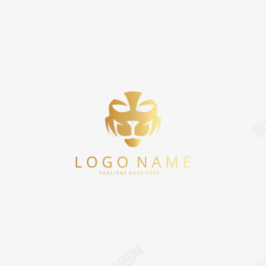 企业logo高档金色商标图标图标
