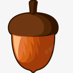 手绘的榛子素材