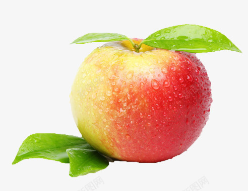 手绘苹果片水果图案手绘水果清新苹果图标图标