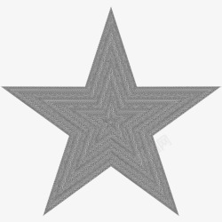 五只尖角星星图形高清图片