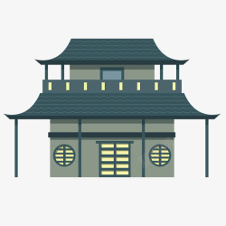 日式建筑素材