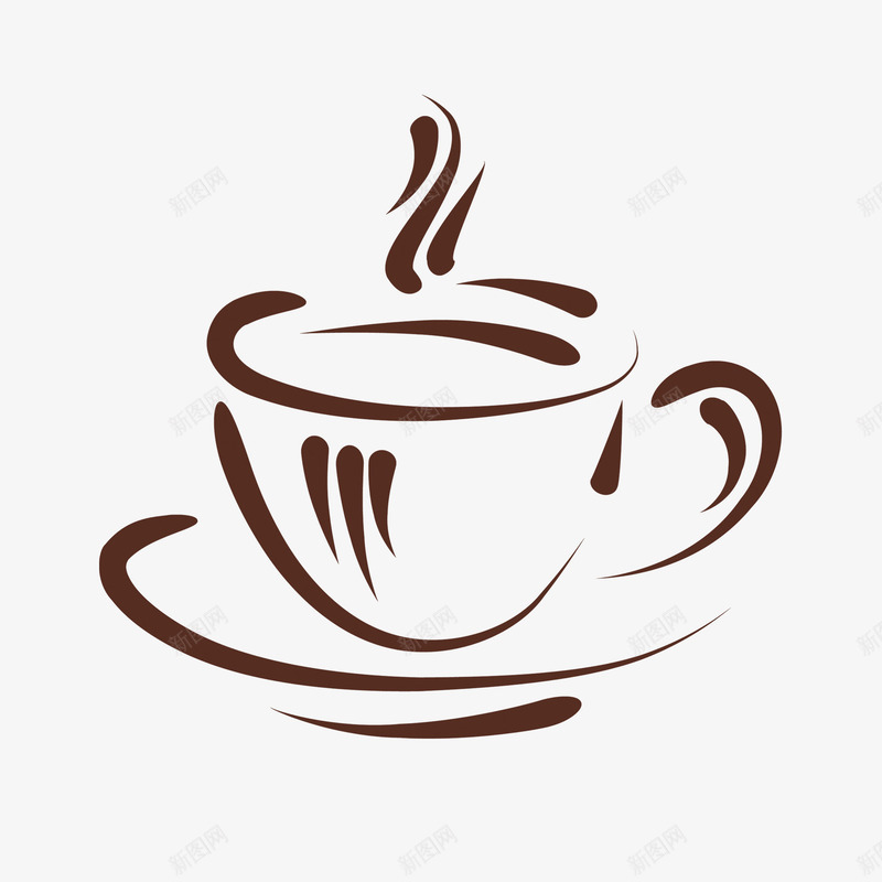 手绘咖啡杯元素png免抠素材_88icon https://88icon.com 咖啡 咖啡伴侣 咖啡杯 手绘风格 插画 线条 线条插画