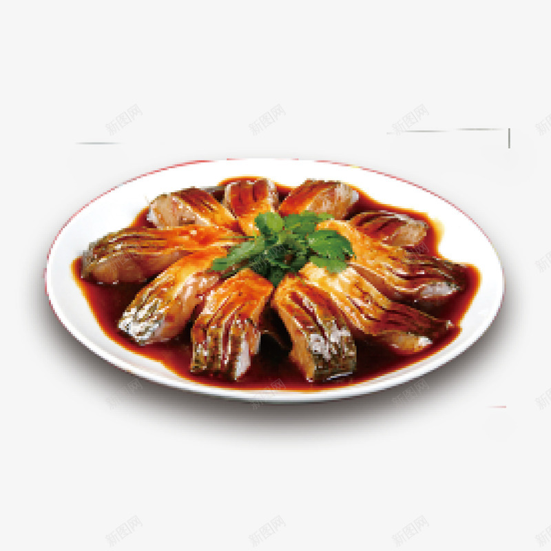 红烧鲤鱼png免抠素材_88icon https://88icon.com 菜 菜单 饭店 鲤鱼