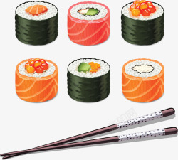 美味日本回转寿司素材