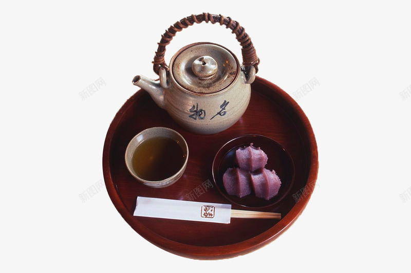 日式茶和点心png免抠素材_88icon https://88icon.com 下午茶 托盘 日式茶 日式茶道 日本茶 点心 茶壶 茶点
