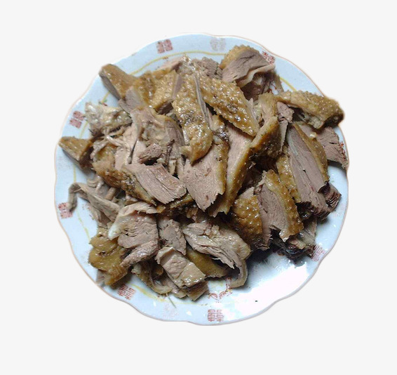 盘子中的烧鹅片png免抠素材_88icon https://88icon.com 健康食物 禽类 美味的 肉类 营养丰富的 食物 鹅肉