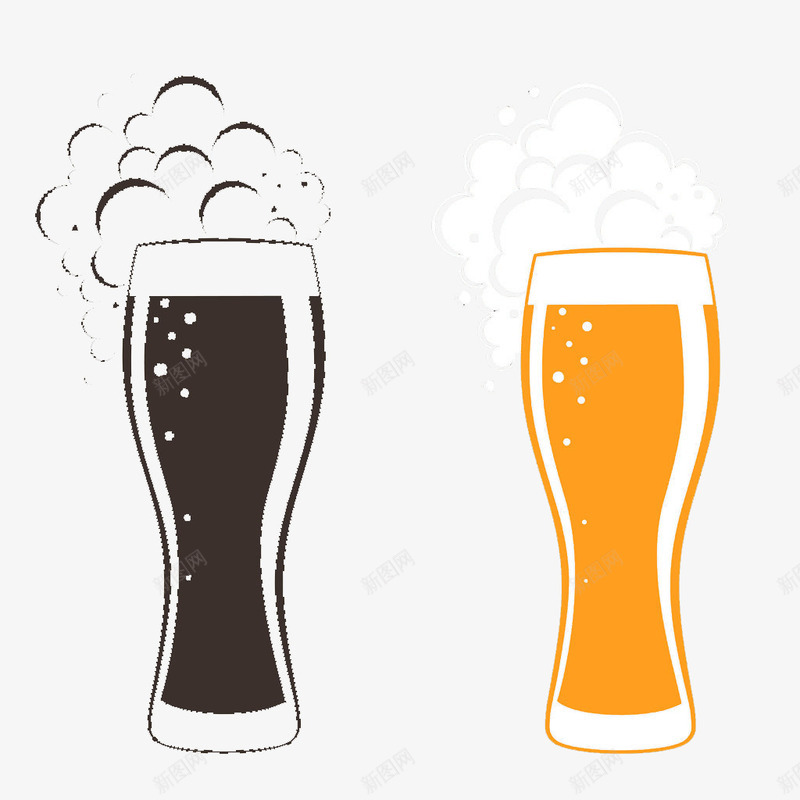 两杯酒杯png免抠素材_88icon https://88icon.com 两杯酒杯矢量素材两杯酒杯模板下载酒瓶啤酒酒休闲饮料酒水饮料餐饮美食卡通酒餐饮美食生活百科矢量素材