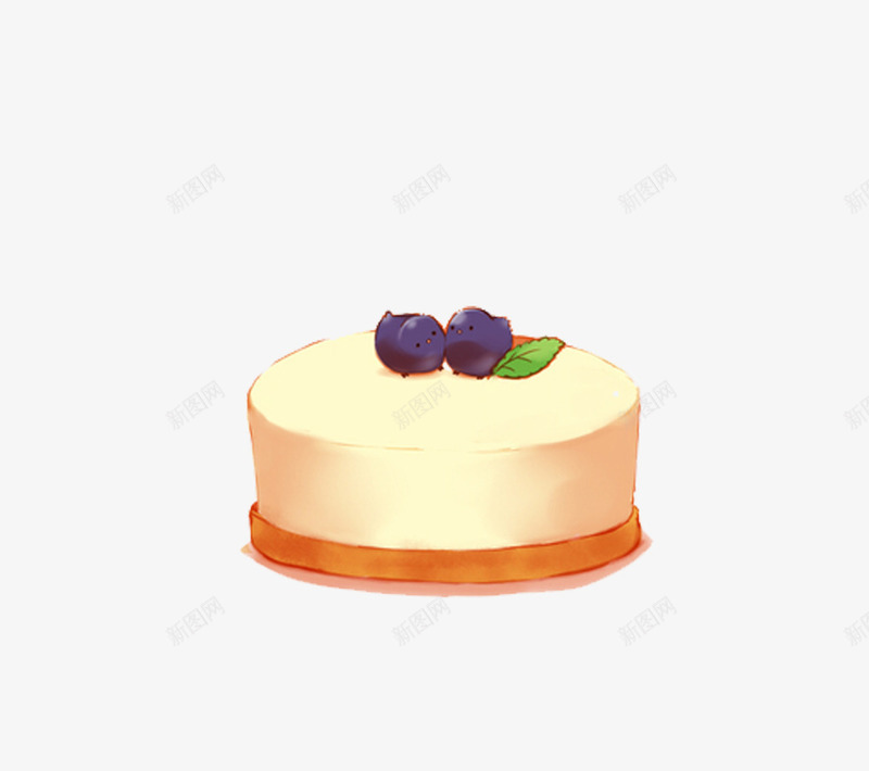 布丁蛋糕png免抠素材_88icon https://88icon.com 奶油 布丁 手绘 白色 蛋糕 食物