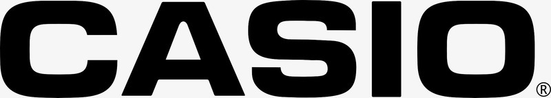 卡西欧黑色英文logo图标图标