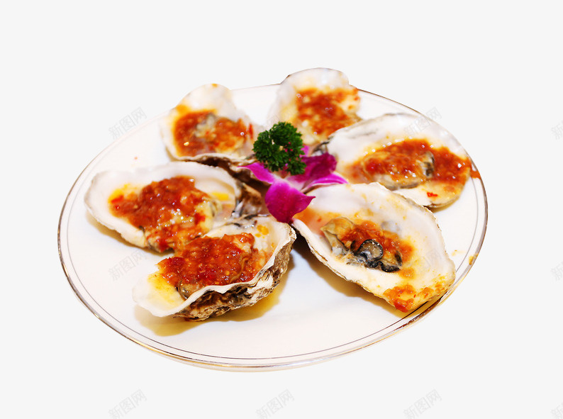 一盘子烤生蚝食物png免抠素材_88icon https://88icon.com 海鲜 烤生蚝 生蚝 盘子 美味