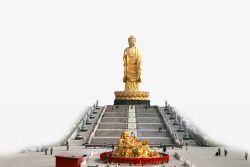 佛祖背景装饰金色的佛像高清图片