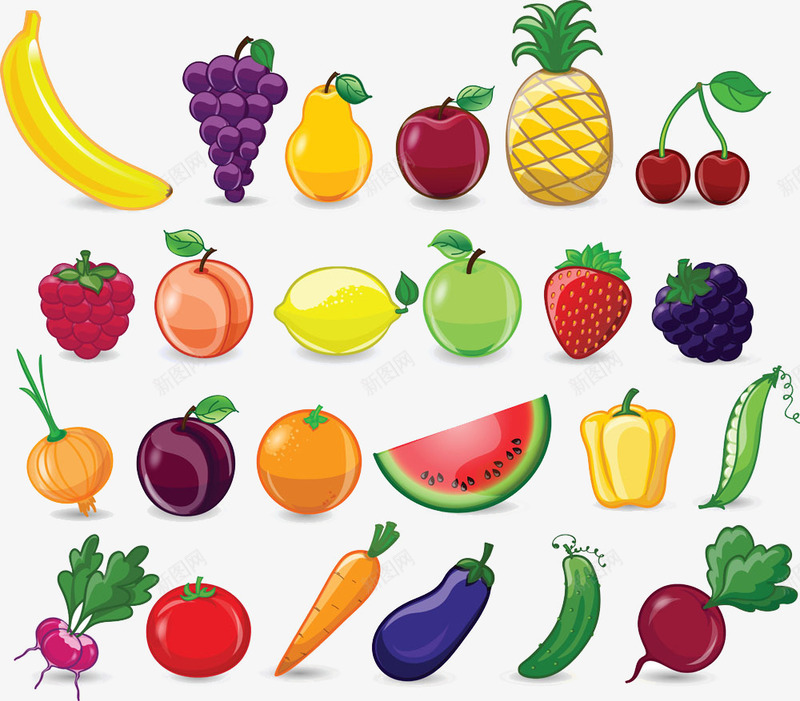 水果剪影3D卡通清新水果png免抠素材_88icon https://88icon.com 3D 3d图案 3d水果图片素材 卡通 卡通食物 卡通食物图片 水果 清新 食物图片素材