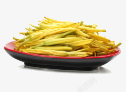 一碗黄花菜素材
