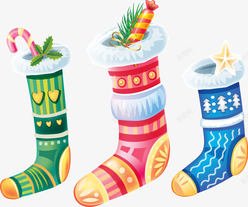 圣诞节卡通袜子png免抠素材_88icon https://88icon.com 卡通袜子 圣诞 圣诞元素 圣诞快乐 圣诞节 圣诞袜子 矢量圣诞 矢量文字 袜子