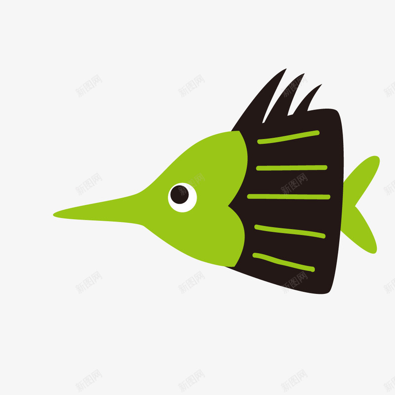 手绘卡通小清新海洋动物鱼png免抠素材_88icon https://88icon.com 儿童画册鱼 卡通小动物 彩色的鱼 手绘鱼 海报设计 海洋动物 装饰设计