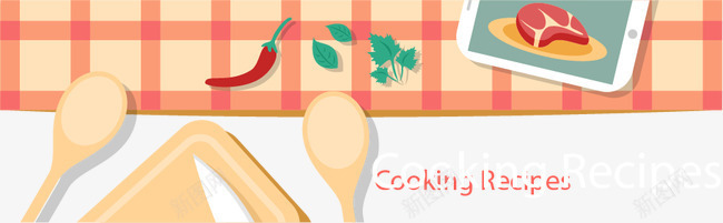 美味食物bannerpng免抠素材_88icon https://88icon.com 刀 勺子 图片 菜板 辣椒