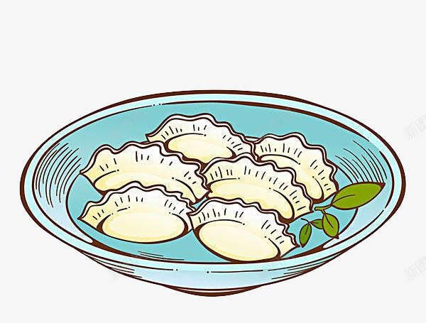 碗里的饺子png免抠素材_88icon https://88icon.com PNG图形 PNG装饰 卡通 手绘 装饰 饺子