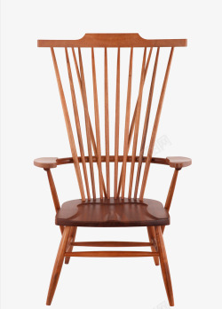 中式风格木制椅子素材