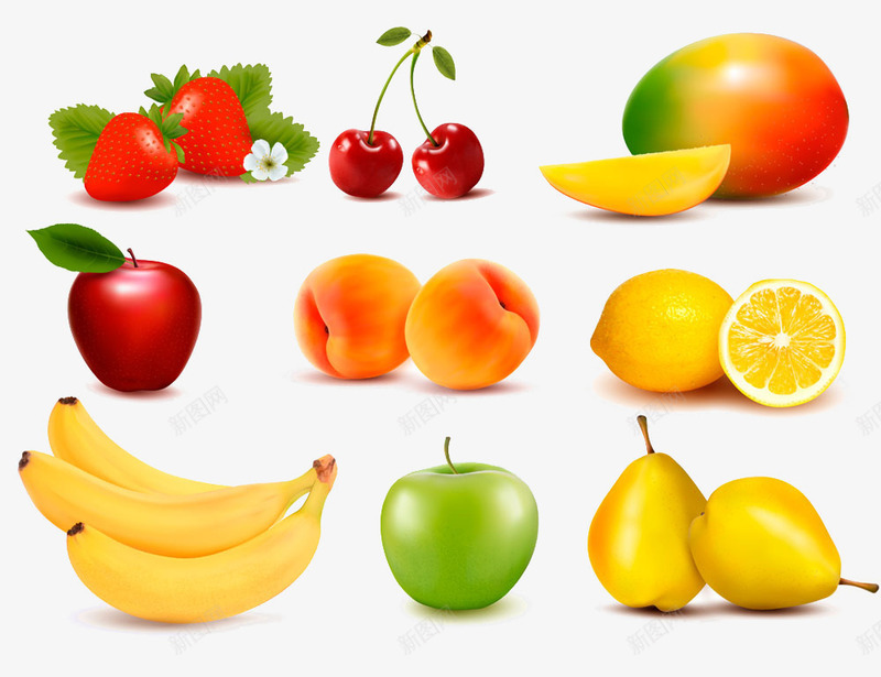 水果3d水果剪影png免抠素材_88icon https://88icon.com 3d水果图片 3d水果矢量图 手绘3d水果 手绘食物素材 水果 食物图片 食物图片素材