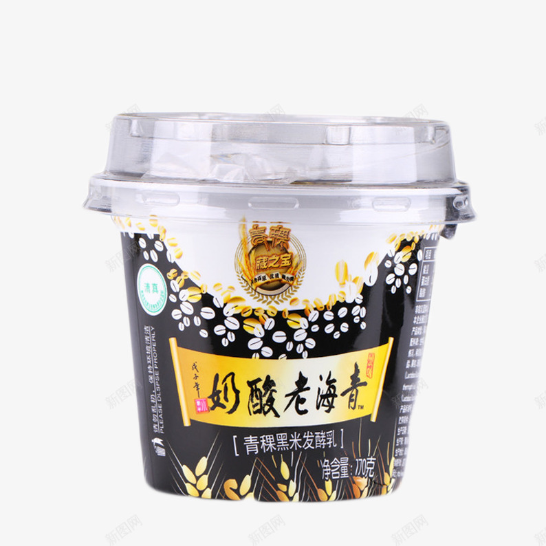 小西牛青稞黑米酸牛奶png免抠素材_88icon https://88icon.com 产品实物 日期新鲜 藏式发酵 高原奶源