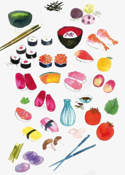 日本寿司素材