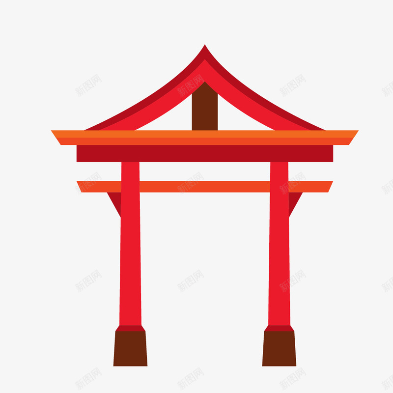 红色的卡通凉亭装饰png免抠素材_88icon https://88icon.com 免抠图 凉亭 卡通亭子 效果图 红色亭子 装饰图 装饰画