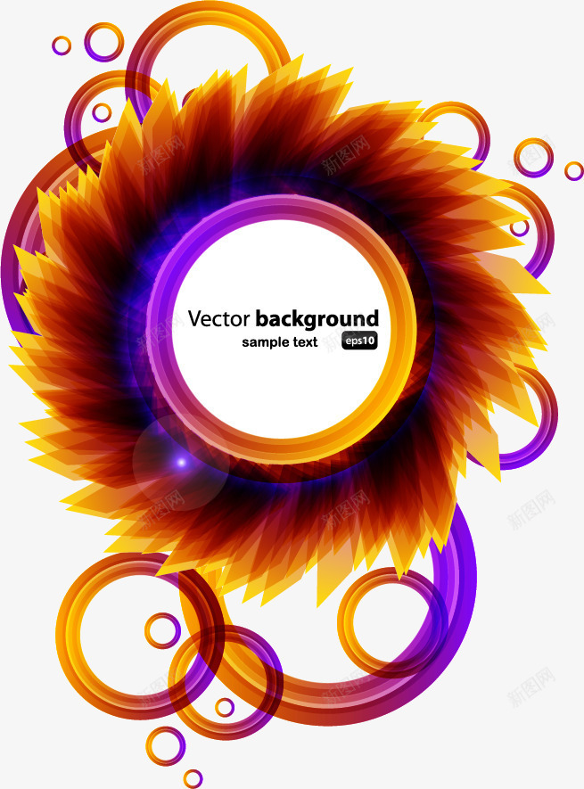 多变绚丽花瓣花纹背景png免抠素材_88icon https://88icon.com 向日葵 圆圈 多彩 旋转 环形 绚丽 翅膀 背景 花瓣 花纹 边框
